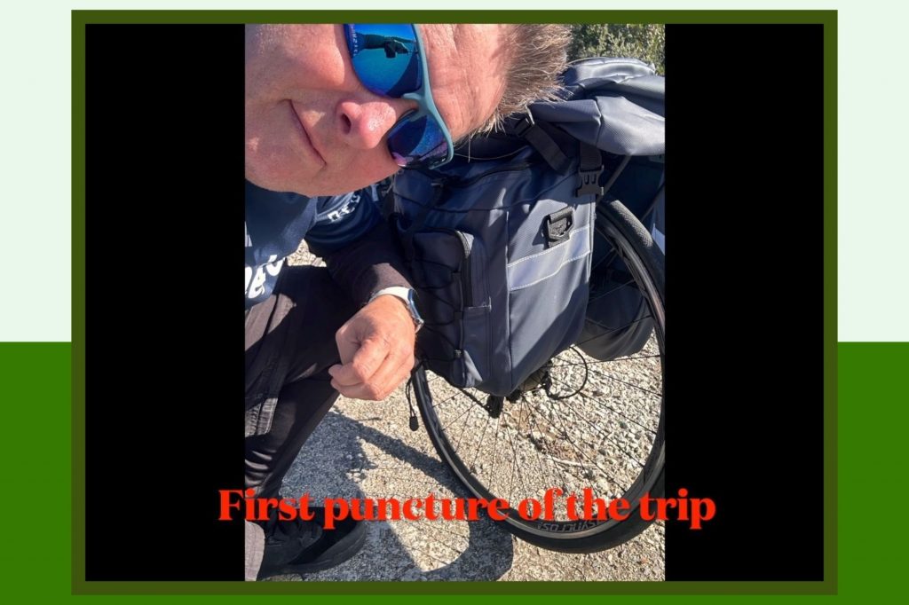 Graham Caldow First Puncture First Puncture cycling from the Rock of Gibraltar to Malaga