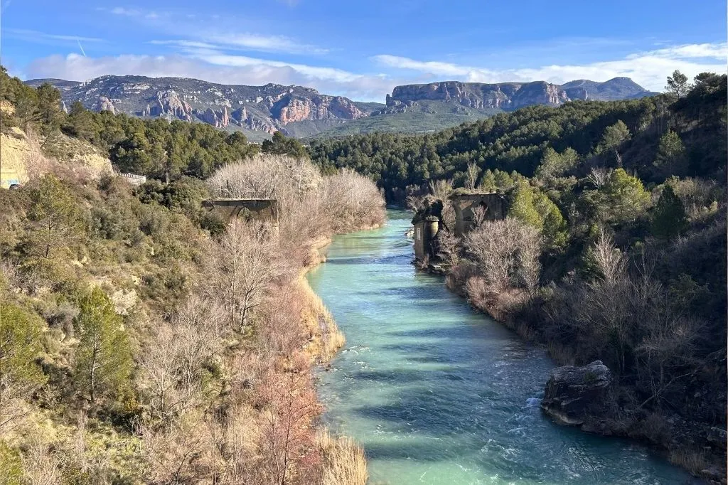 Graham Caldow in the Pyrenees, Cycling from Tarifa to Bilbao, Spain.