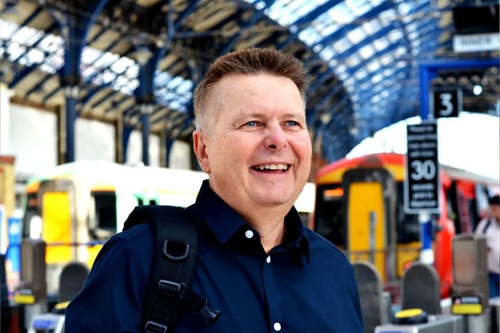 Graham Caldow At Railway Station