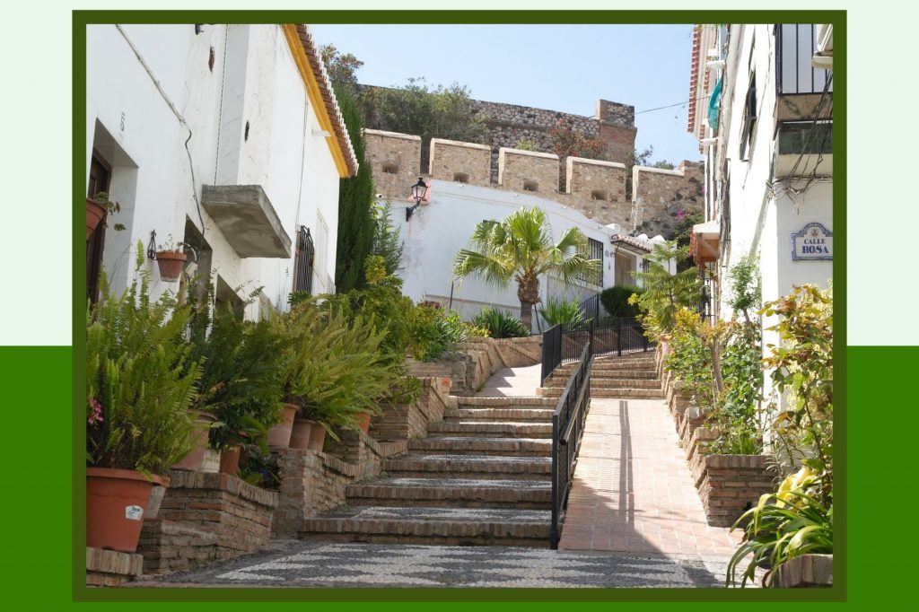 Steps Up to Castillo de Salobrena