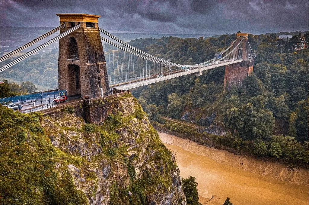 Brunel and The Great Western Way starts at the Clifton Suspension Bridge