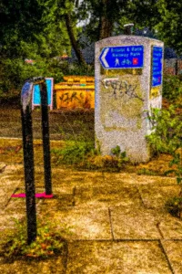 Bristol to Bath Railway Path follows the former Midland Railway line and is now part of the National Cycle Network Route 4